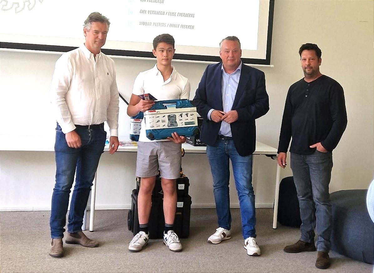 Mooie tweede plaats in Houtproef voor Sonny van den Dungen