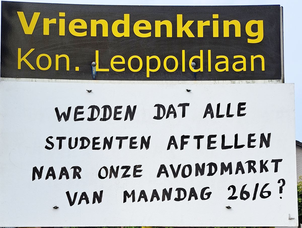 Beetje eigen reclame mag al eens