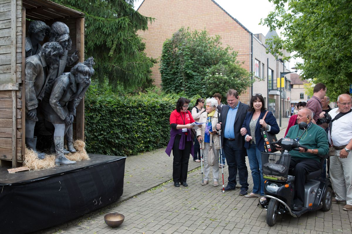 Uniek in de wereld: 'Beeldig Lommel' rondleiding voor blinden en slechtzienden