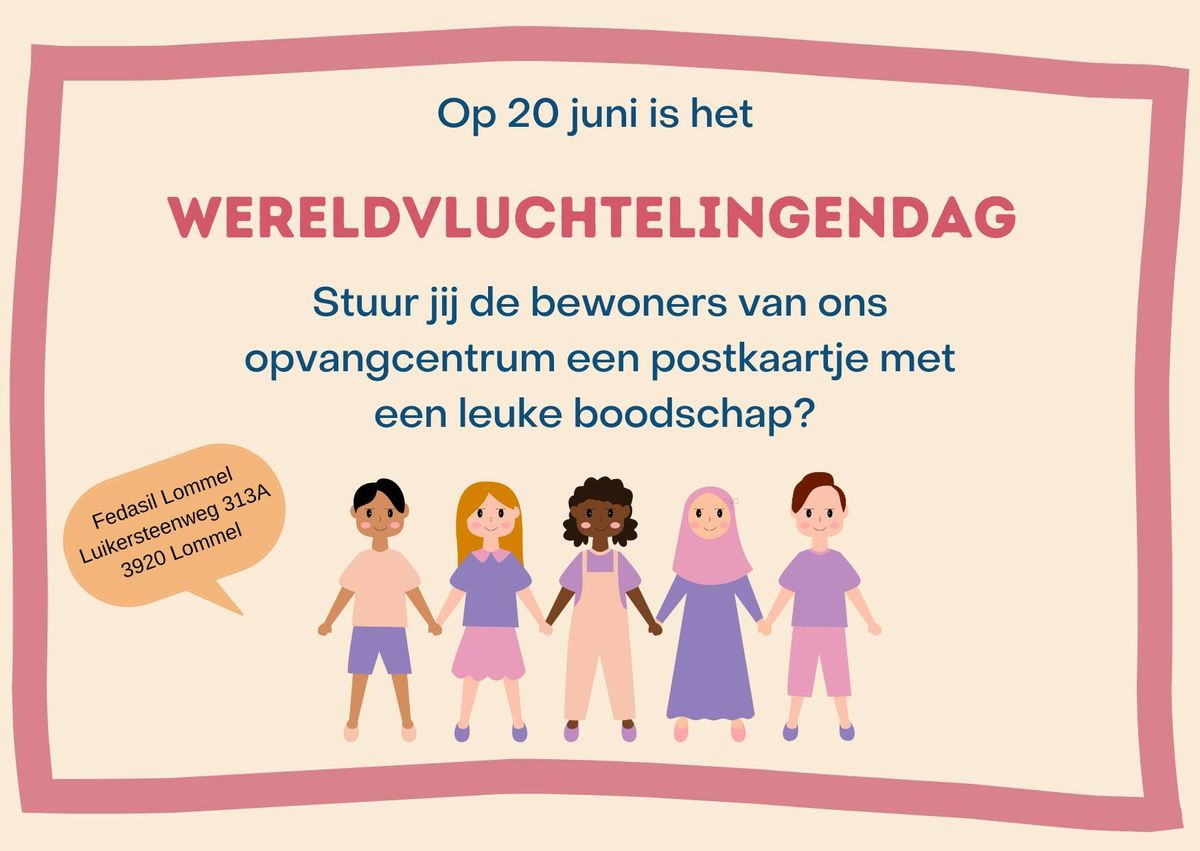 Wereldvluchtelingendag 20 juni