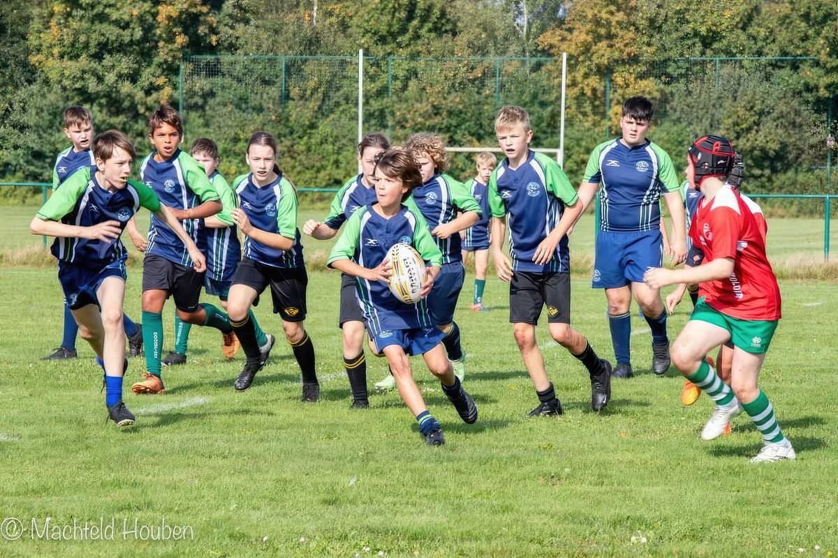 U14 rugby halen knappe maar nipte overwinning