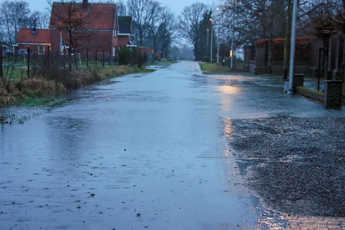 Ook in onze stad wateroverlast