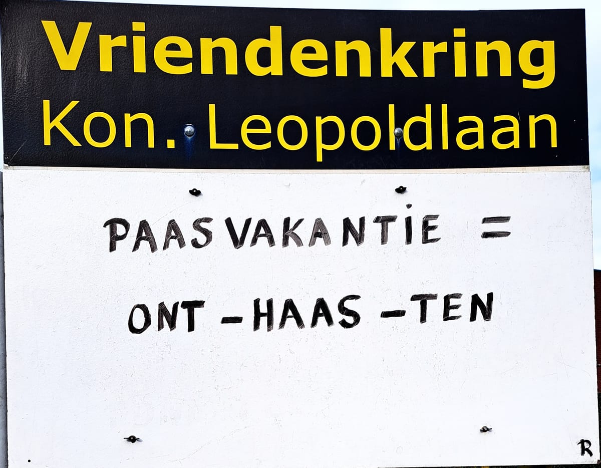 Paasvakantie begonnen