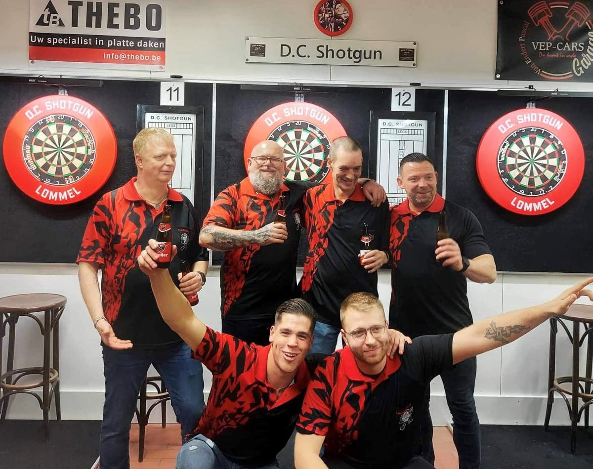 Promotie voor Dartsclub 'Shotgun'