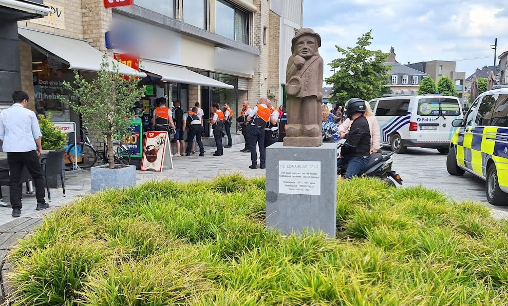 Politie-actie in centrum