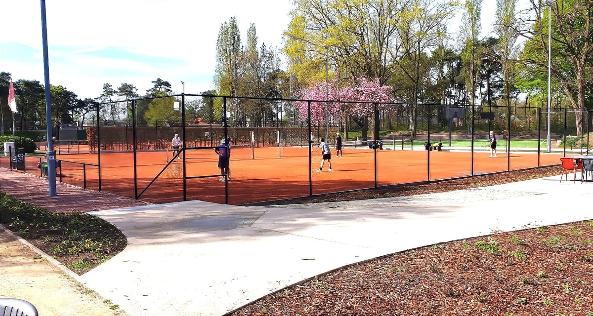 Tennisvelden kregen grondige make-over