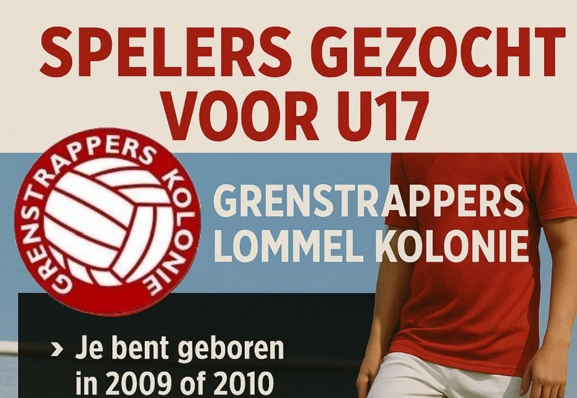 U17 spelers gezocht bij GT Kolonie