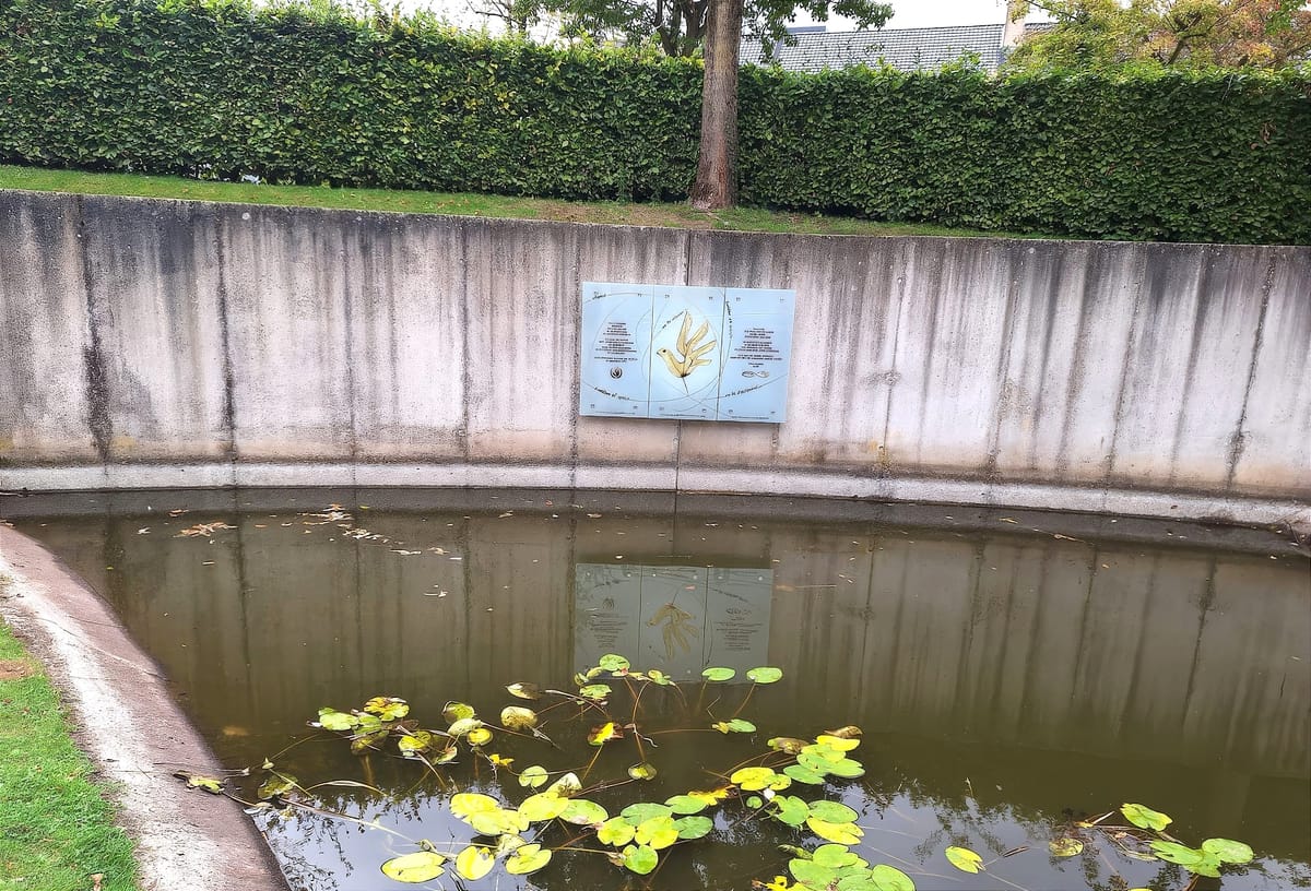 Beschadigd kunstwerk 'Forum van de Rechten van de Mens' teruggeplaatst