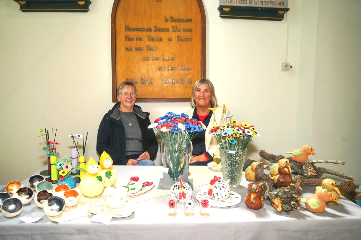 Crea tentoonstelling OKRA Werkplaatsen
