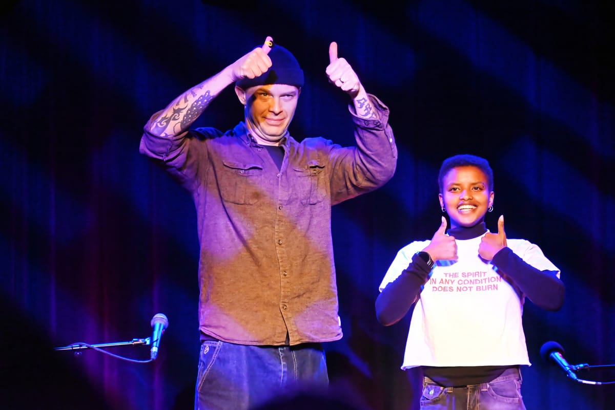 Meskerem Mees en Carlos Garbin waren geweldig op Bar Dada