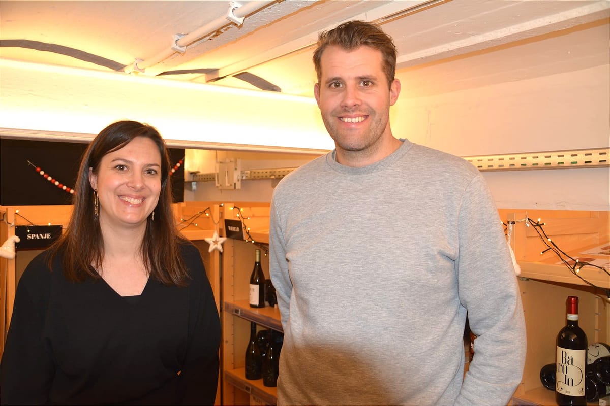 Open wijnfles dag bij drankenhandel Sevens