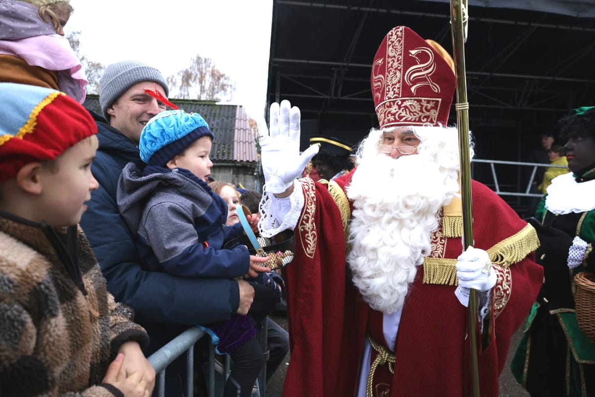 De Sint is aangekomen op de Barrier