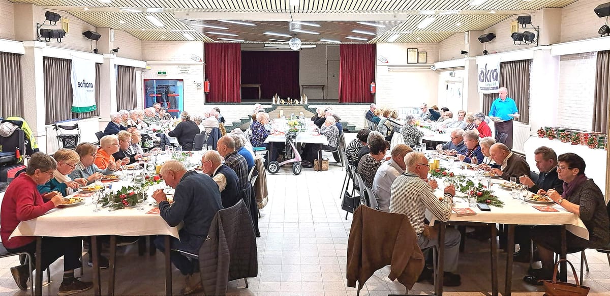 OKRA en Samana Heide-Heuvel vieren samen kerstfeest