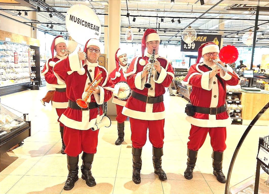 Kerstsfeer in de Jumbo