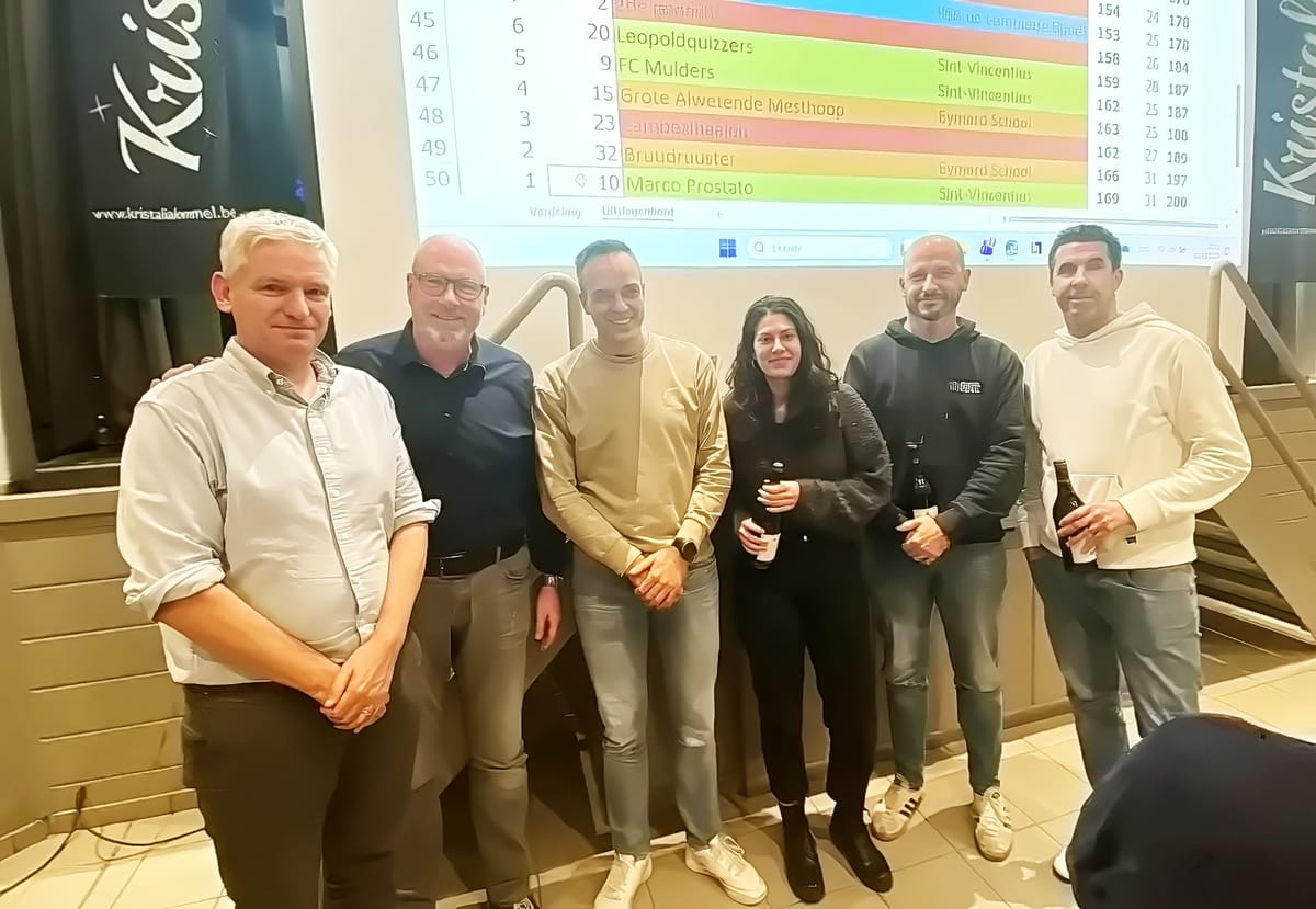 Marco Prostato wint nu ook de 'Plezante Quiz' van Kiwanis
