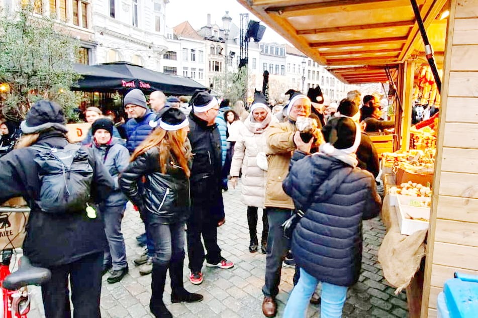 Spaarkas D'n Timmer naar kerstmarkt Antwerpen