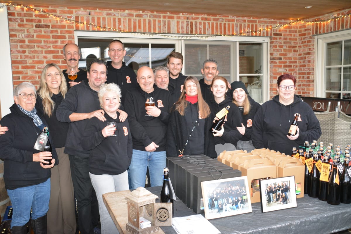 Winterbar bij brouwerij Vandijck