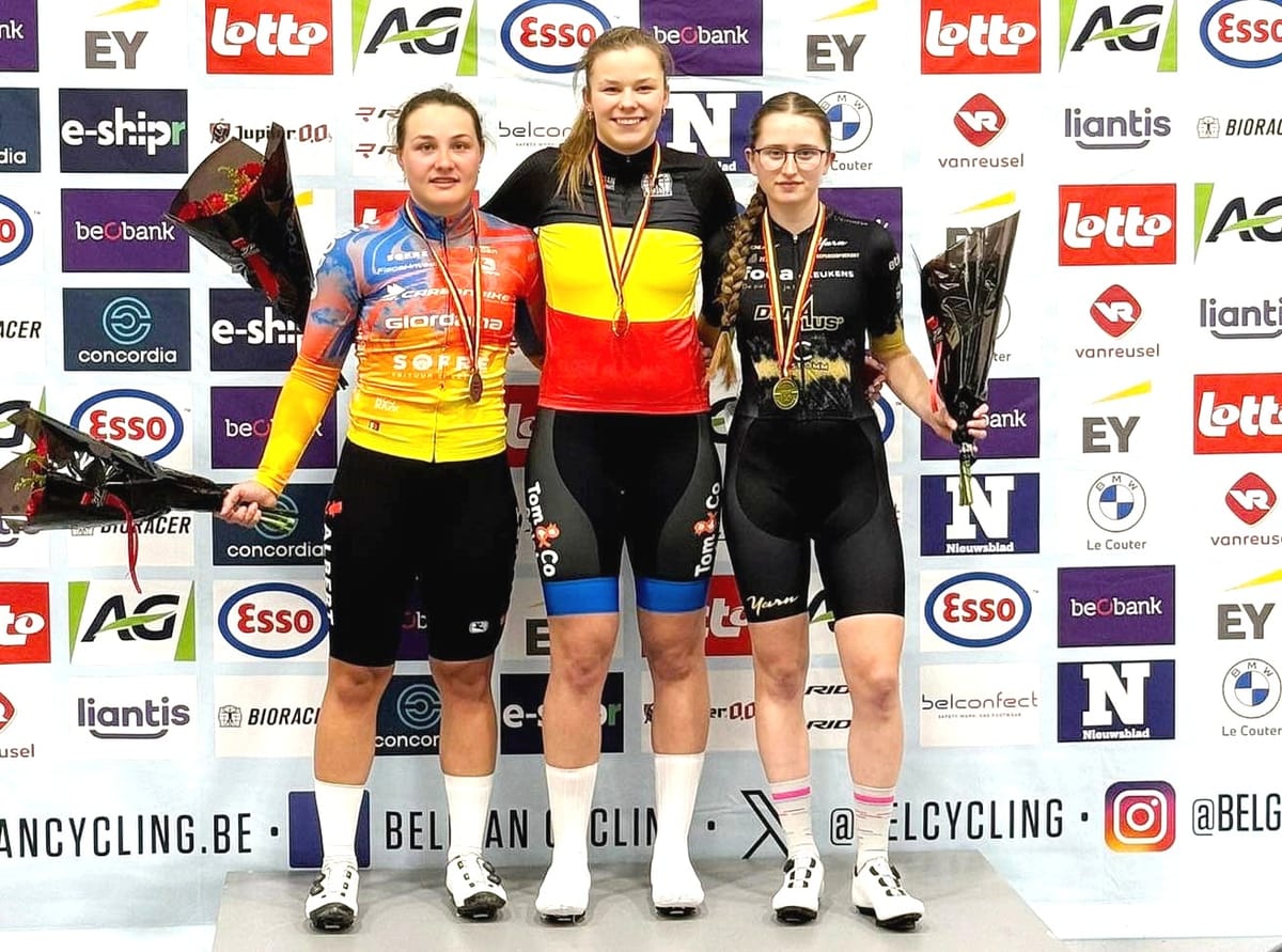 Mooie resultaten voor Lommelse wielertalenten Dina Scavone en Sep Belmans