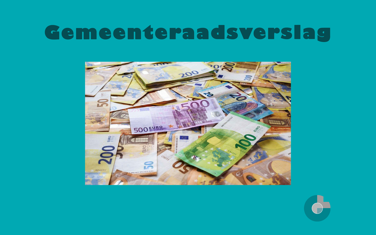 Meerjarenbegroting opnieuw op gemeenteraad
