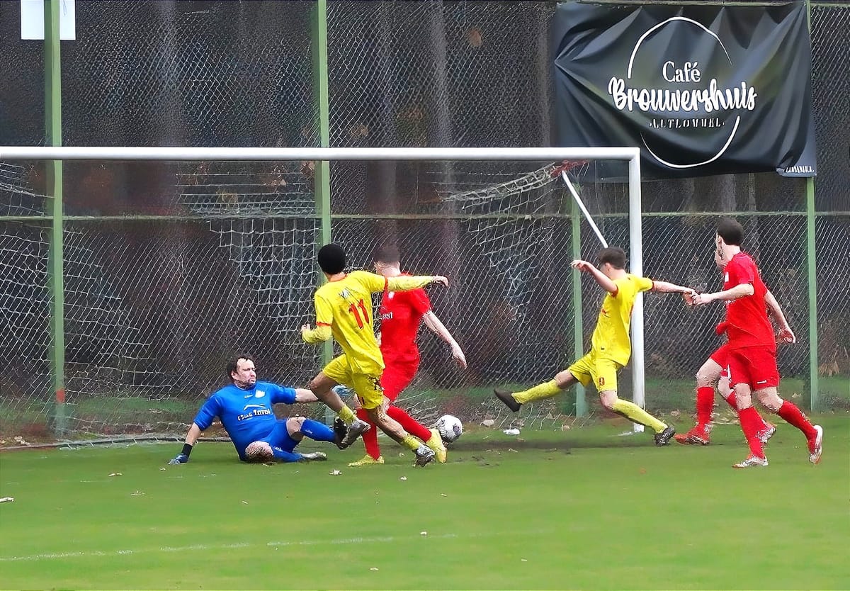 Verbroedering Lommel pakt de derby tegen GT Kolonie met 0-2