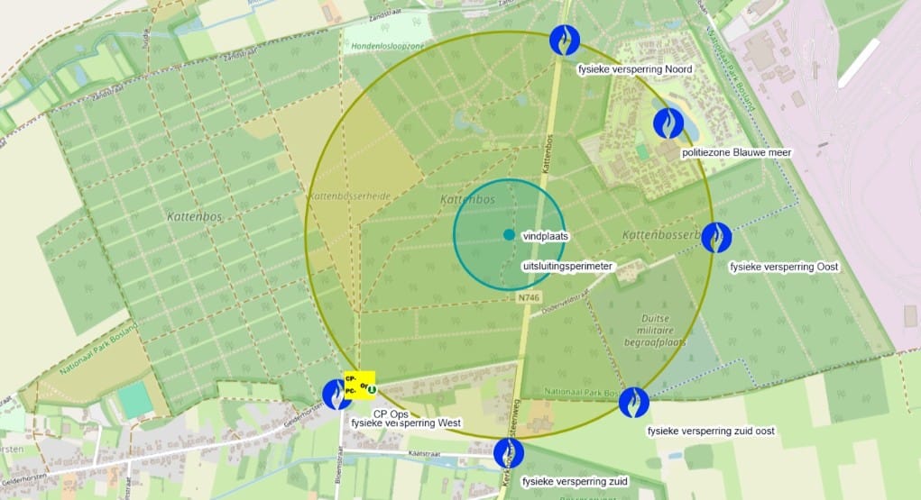 Bom uit WOII gevonden in Kattenbos veilig ontmanteld
