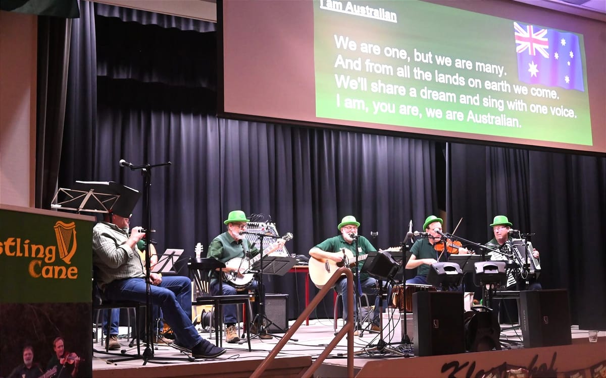 St. Patrick's Day gevierd in Klosterhof