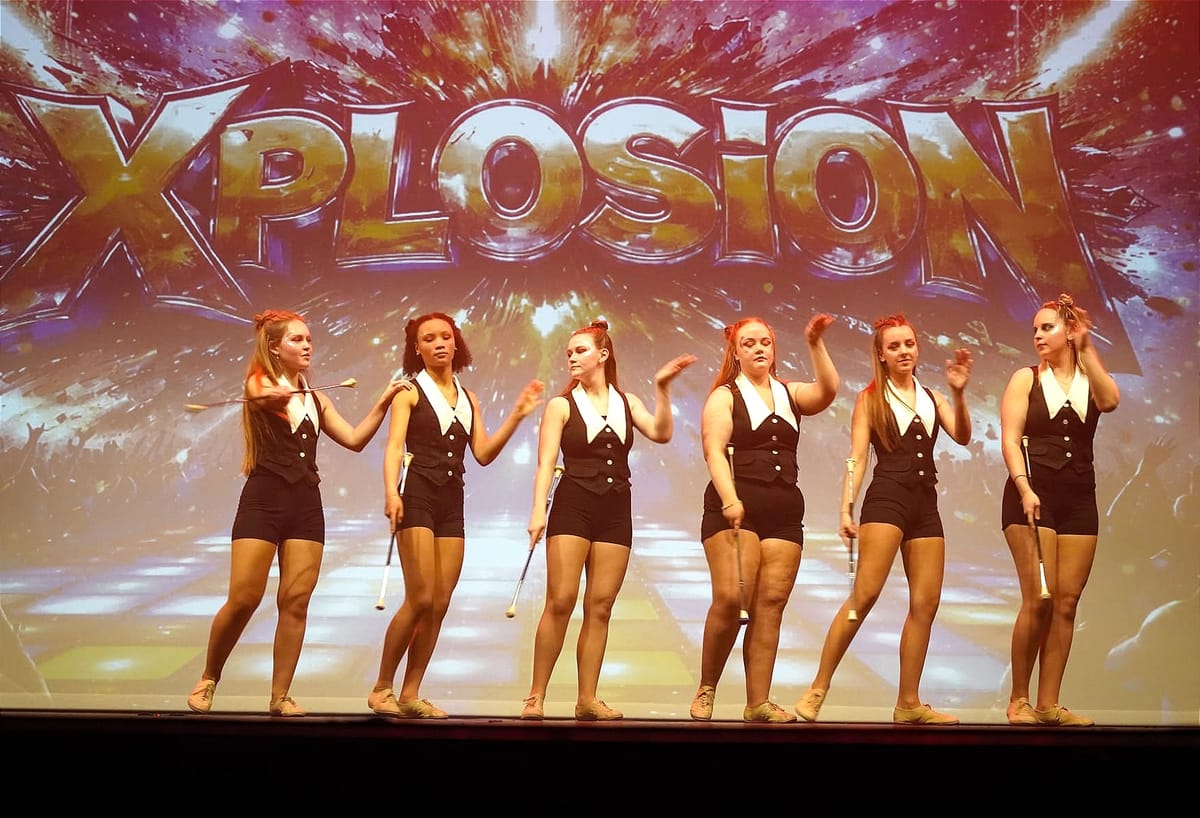 Wervelende majoretten shownamiddag