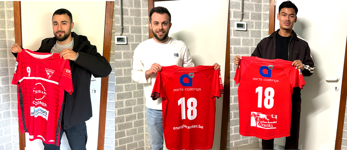 Drie nieuwe spelers voor nieuw seizoen Kattenbos Sport