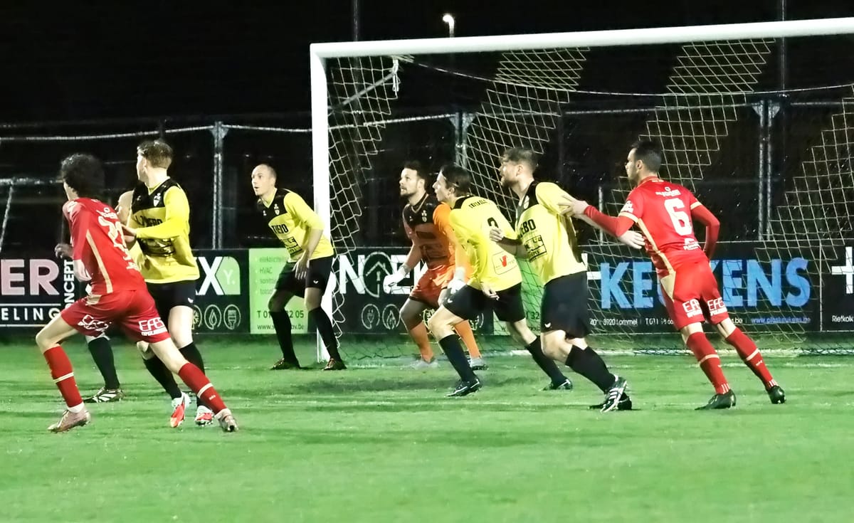 Lutlommel verliest met 1-3, Kattenbos gelijkspel 1-1