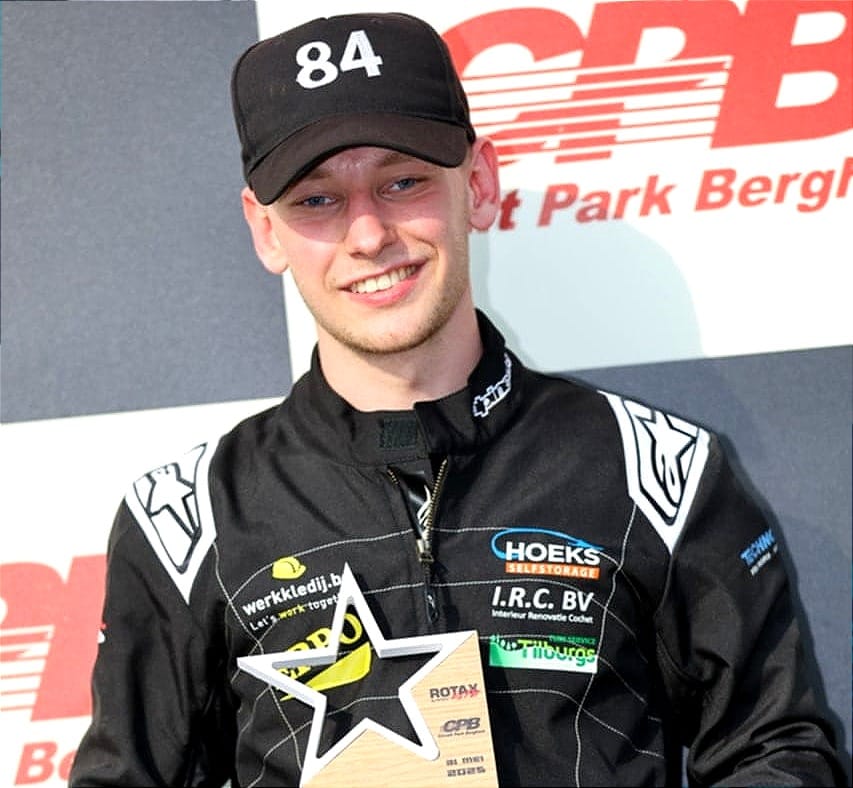 Elias Hoeks sterk van start in nieuwe kartseizoen