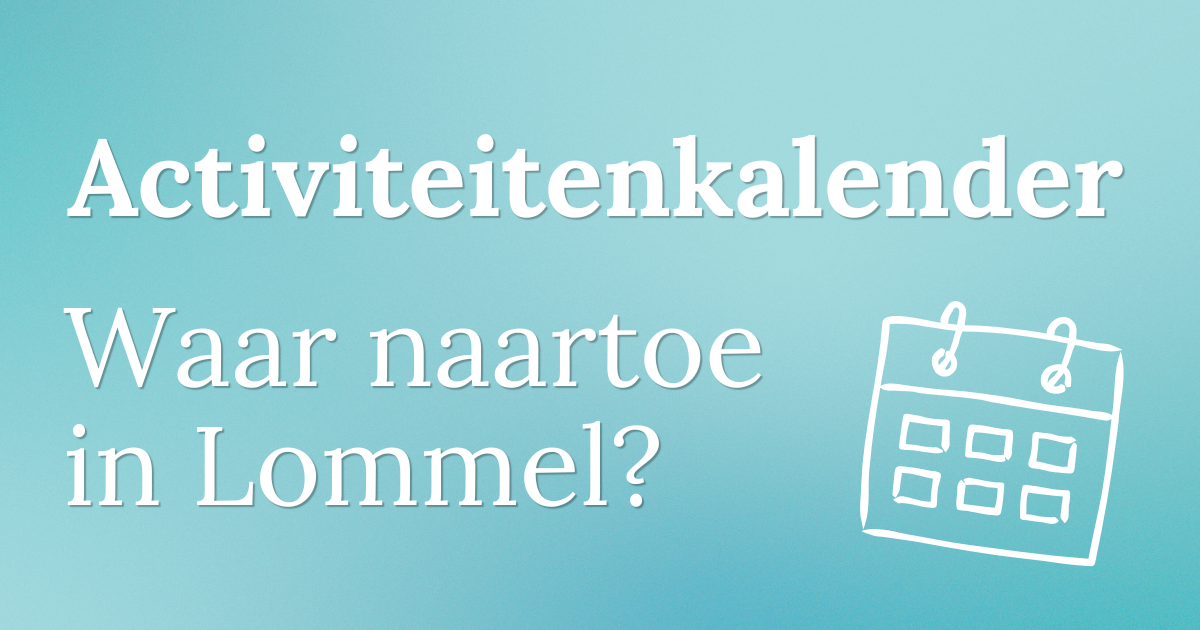 🎉 Nieuw! Onze vernieuwde Activiteitenkalender is er