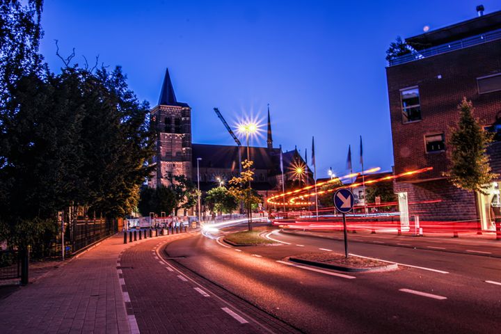 Nachtopnames in centrum