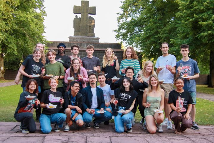 Presentatie uitwisselingsproject bij 'Huis over Grenzen'