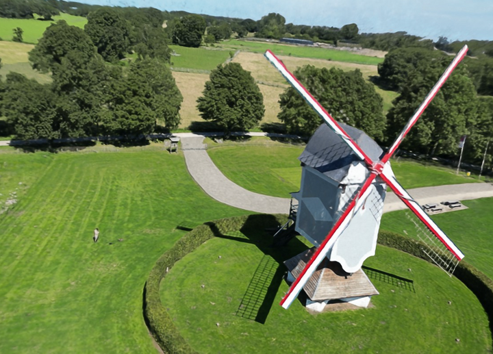 Een bijzonder 3D beeld van de Leyssensmolen