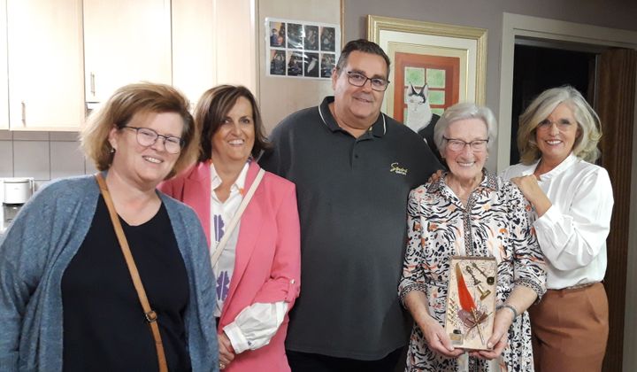 Een pluim voor de bloemetjes van Wies