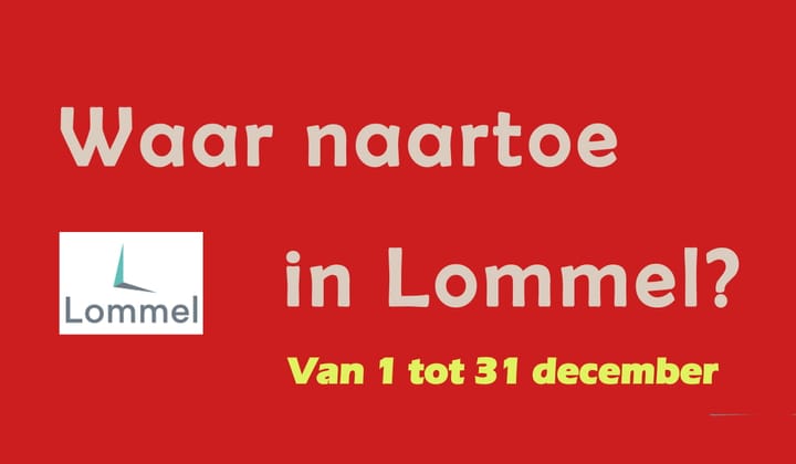 Waar naartoe van 1 tot 31 december?