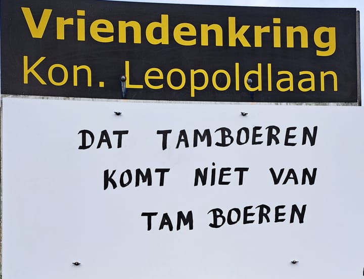Boerenprotest tot in Leopoldlaan