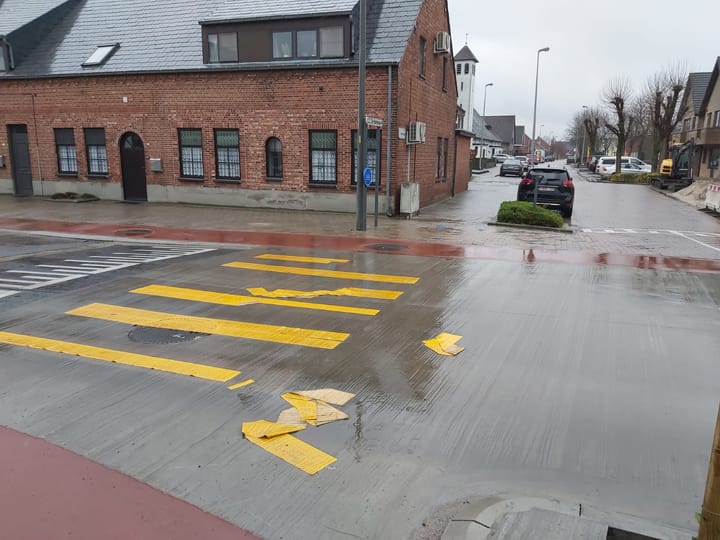 Zebrapad neemt de benen...