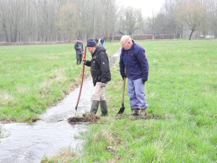 De sluis werd geopend...