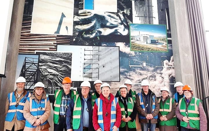 Okra Werkplaatsen bezocht biostoomcentrale Beringen