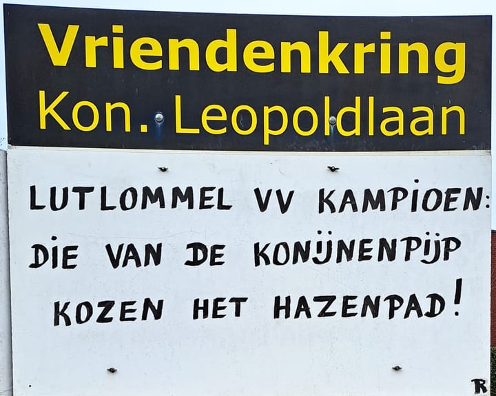 Ook in Leopoldlaan vieren ze Lutlommel VV