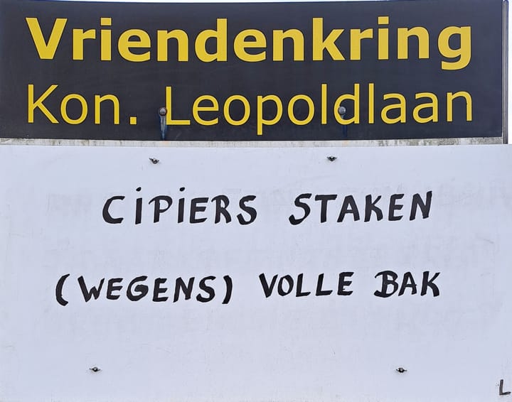 Volle bak op de Leopoldlaan