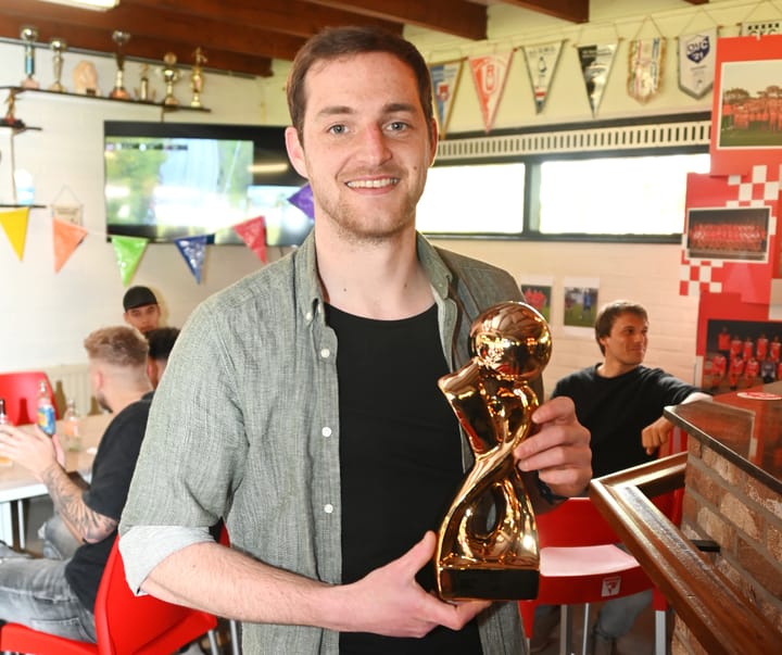 Beau Vandenberk is 'Gouden Schoen' bij Kattenbos Sport