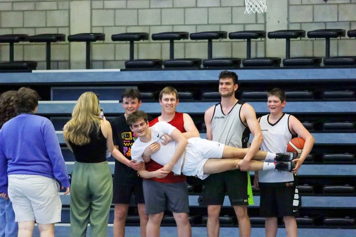 Jaarlijkse familiedag bij basket Croonen