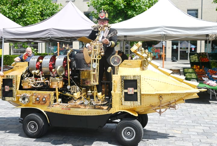 Animatie op de woensdagmarkt