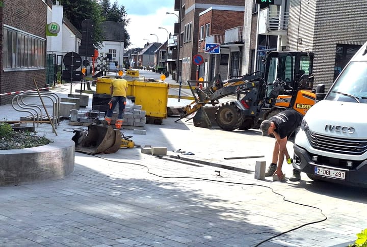 De laatste klinkers gaan erin