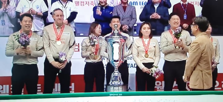Eddy Leppens kampioen PBA Team League in Zuid-Korea
