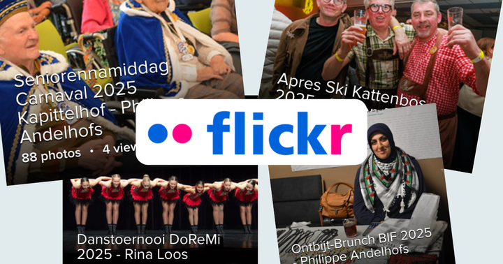 Onze fotoalbums op Flickr 📸
