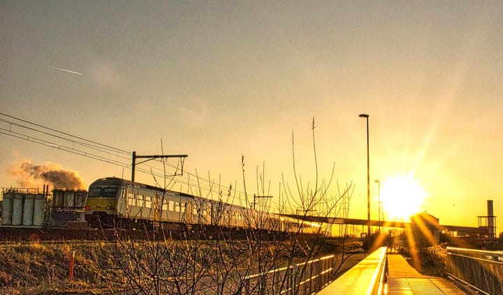 Bijzondere zonsondergang