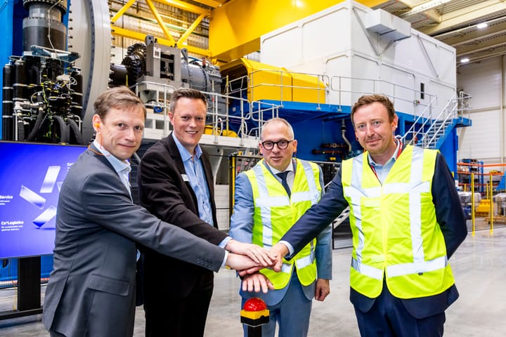 Minister-president Diependaele op bezoek bij ZF Wind Power